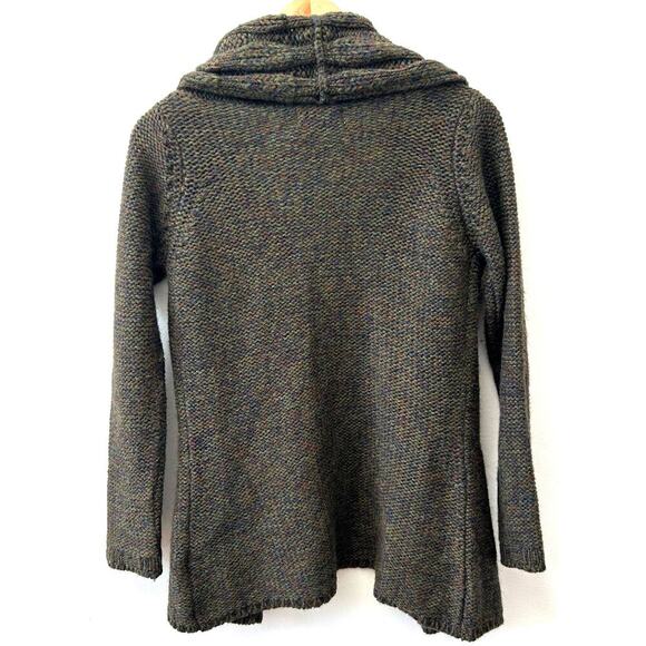 Bianca B Alpaca Wool Olive Green Cardigan Size Small - Picture 2 of 4
